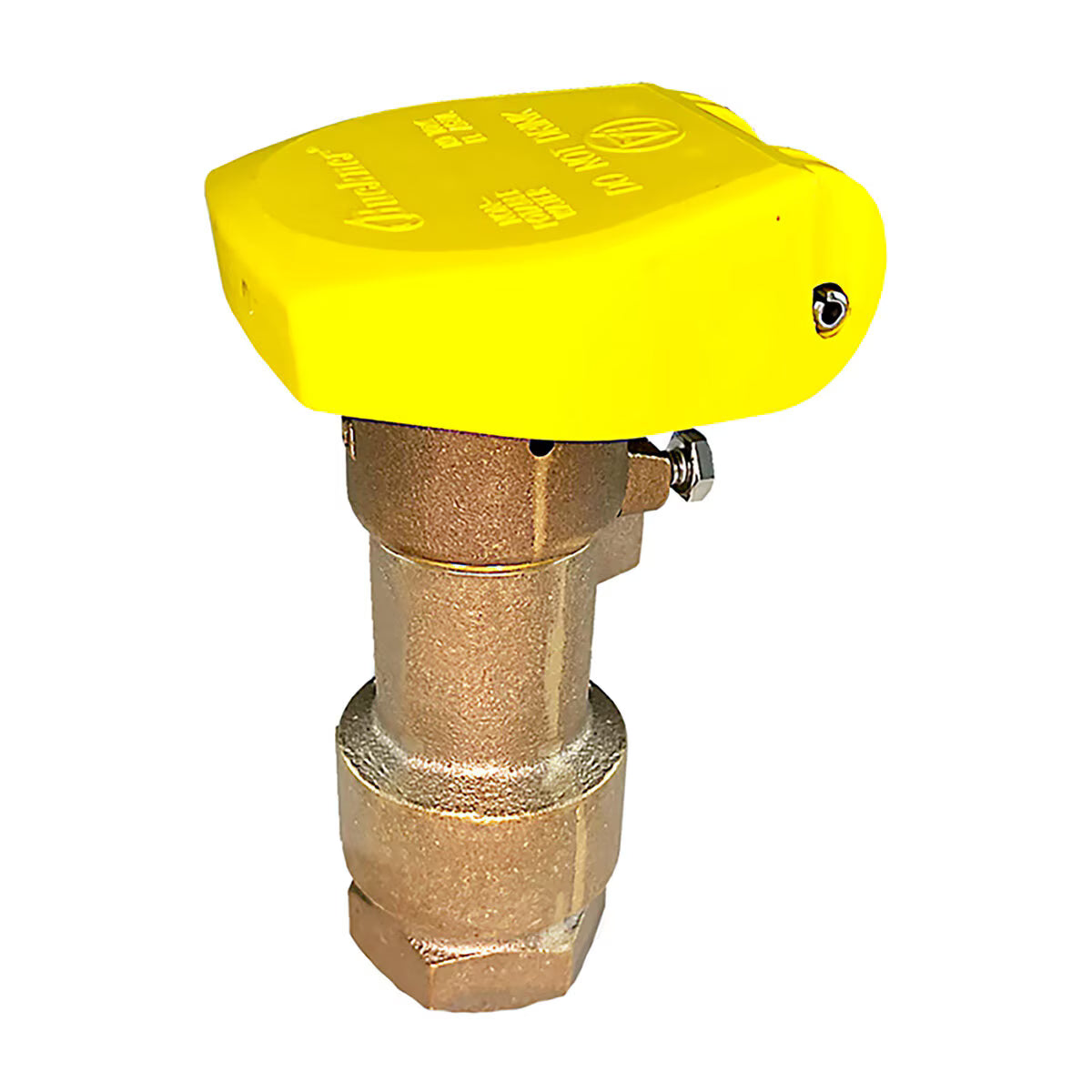 Buckner-Superior Double Slot Quick Coupler Valve 1-1/2 in. Yellow Tuff Top