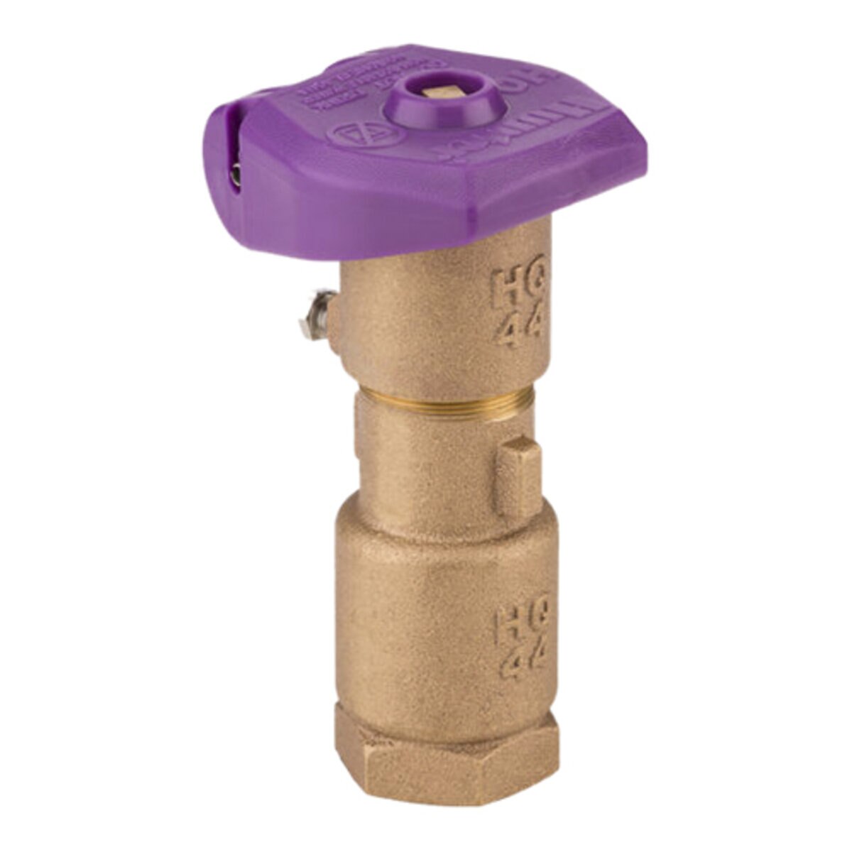 Hunter Quick Coupling Valve 1 in. FIPT Inlet 2 pc. Body 1 Slot with Reclaimed Purple Rubber Locking Cover