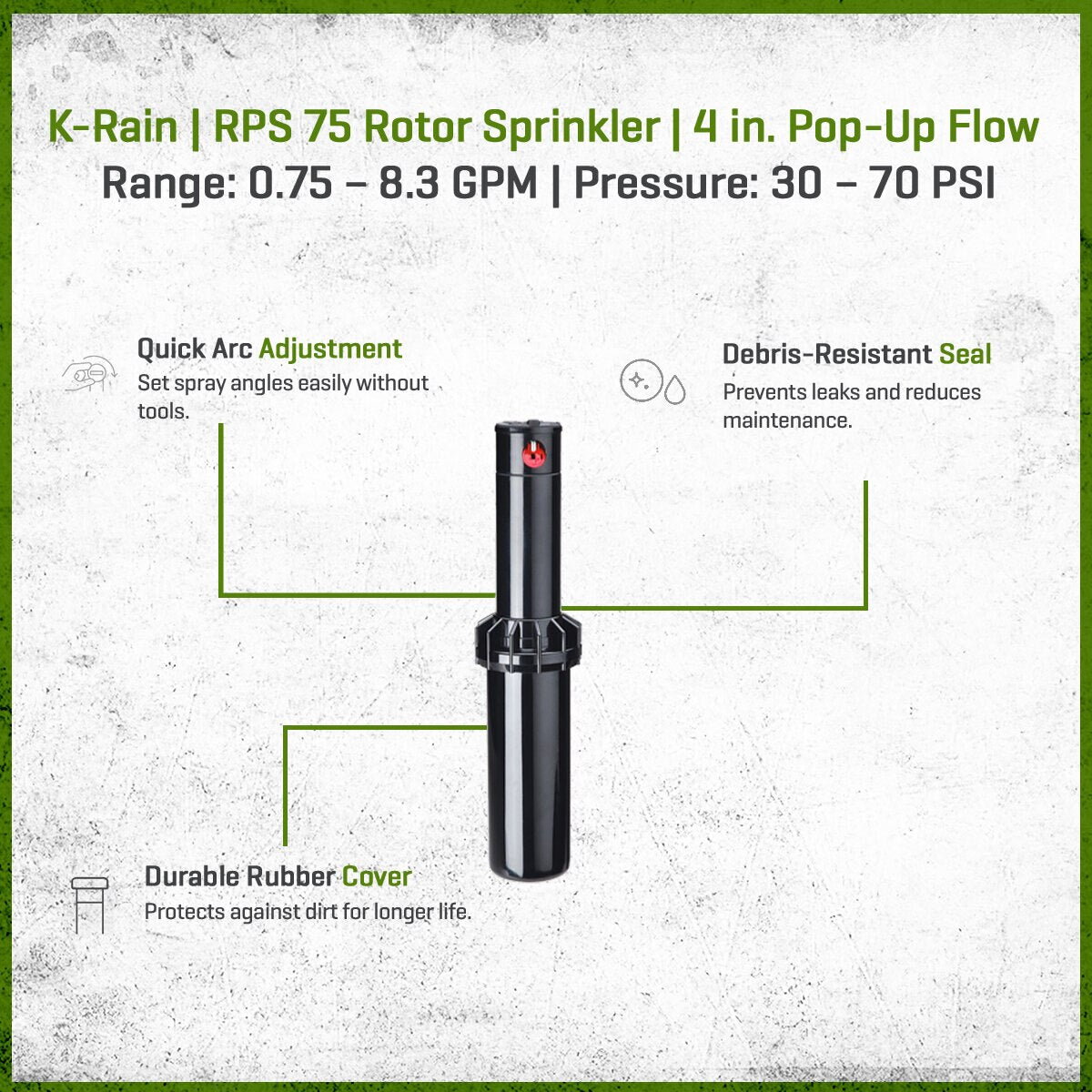 K-Rain RPS 75 Rotor 4 in. Pop-Up