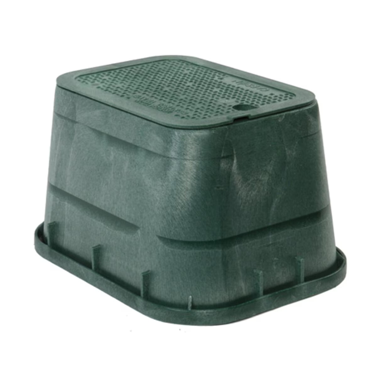 Carson Spec Valve Box Rectangle 14 in. x 19 in. x 12 in.H Green Box/Green Lid Overlapping ICV w/Bolt