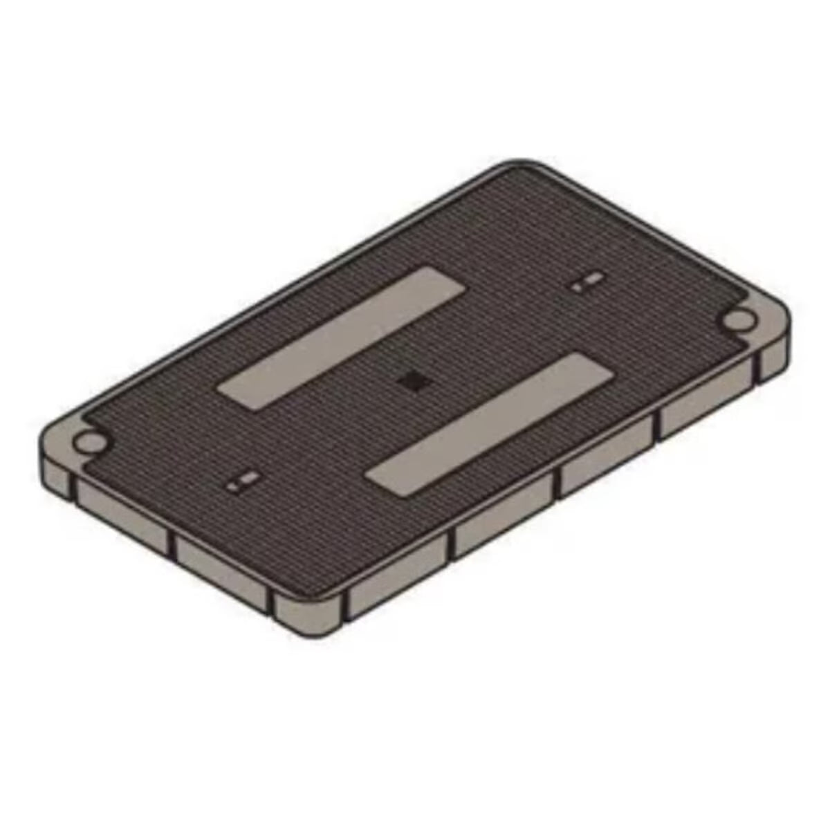Christy Composite Lid R-Series Concrete 12 in. x 15 in. x 10 in. for B9 & N9 Box