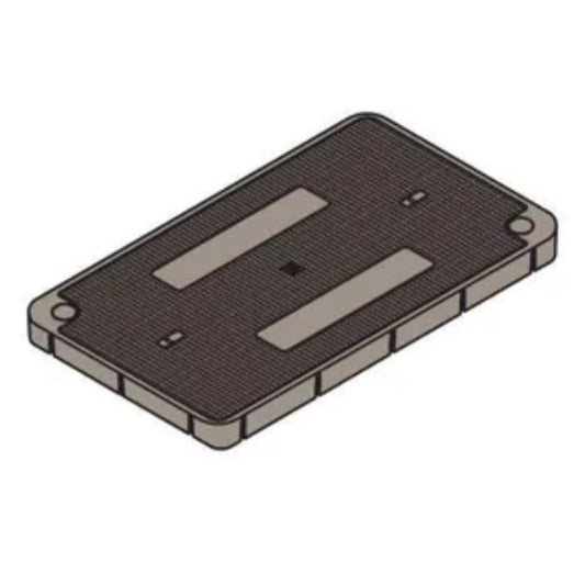 Christy Composite Lid R-Series Concrete 12 in. x 15 in. x 10 in. for B9 & N9 Box