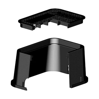 Dura Valve Box Black w/ Black Lid 15 in. x 21 in. x 12 in.