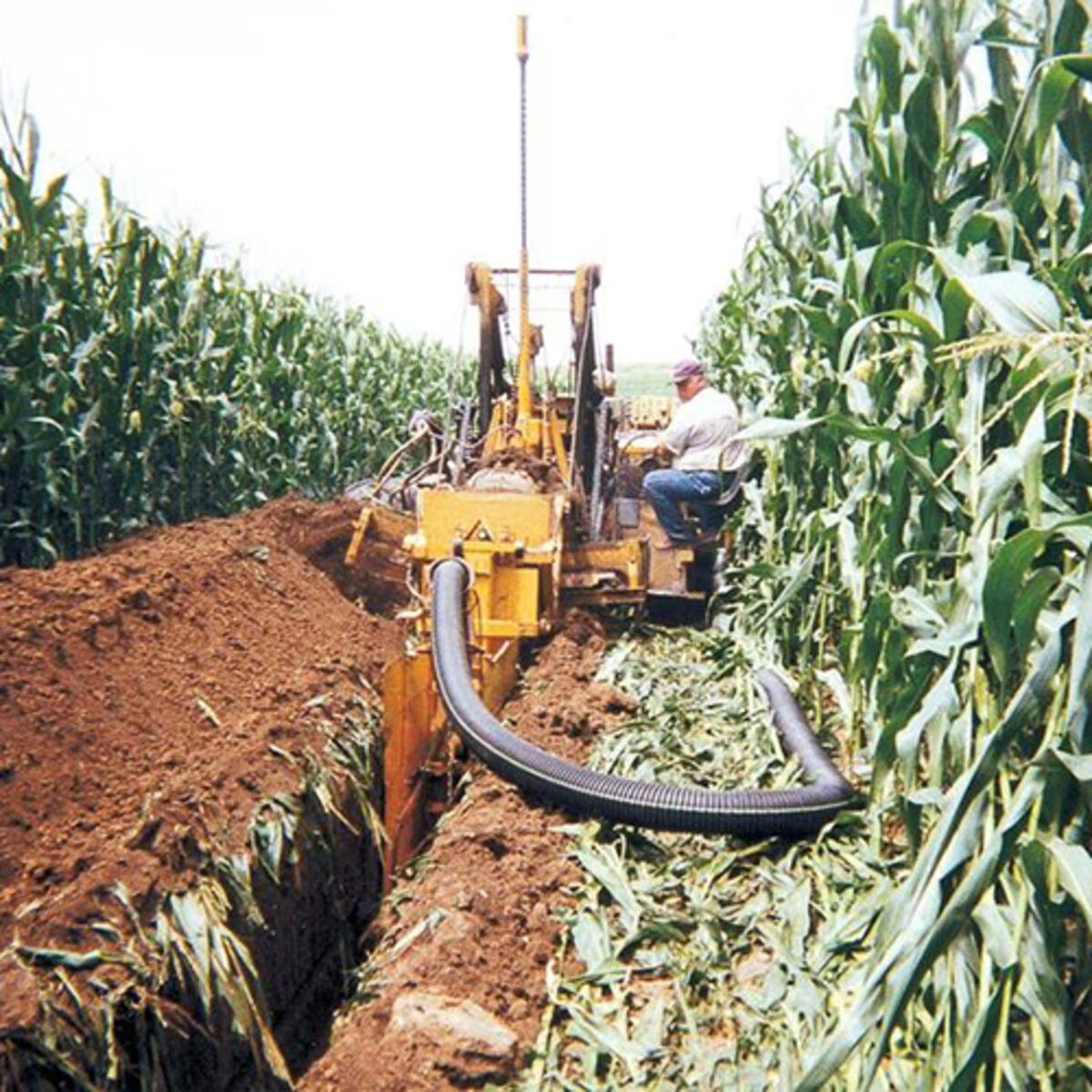 ADS 3 in. x 100 ft. Single Wall Pipe -Perforated w/ Sock
