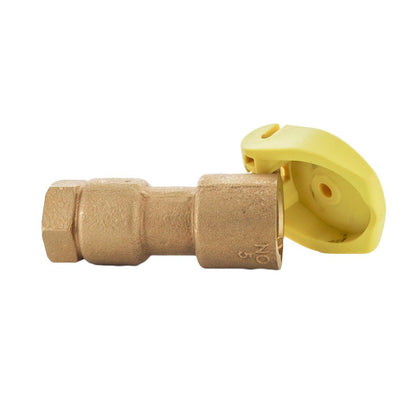 Rain Bird Quick Coupling Valve 1 in. FIPT Inlet 1 pc. Body with Yellow Rubber Cover