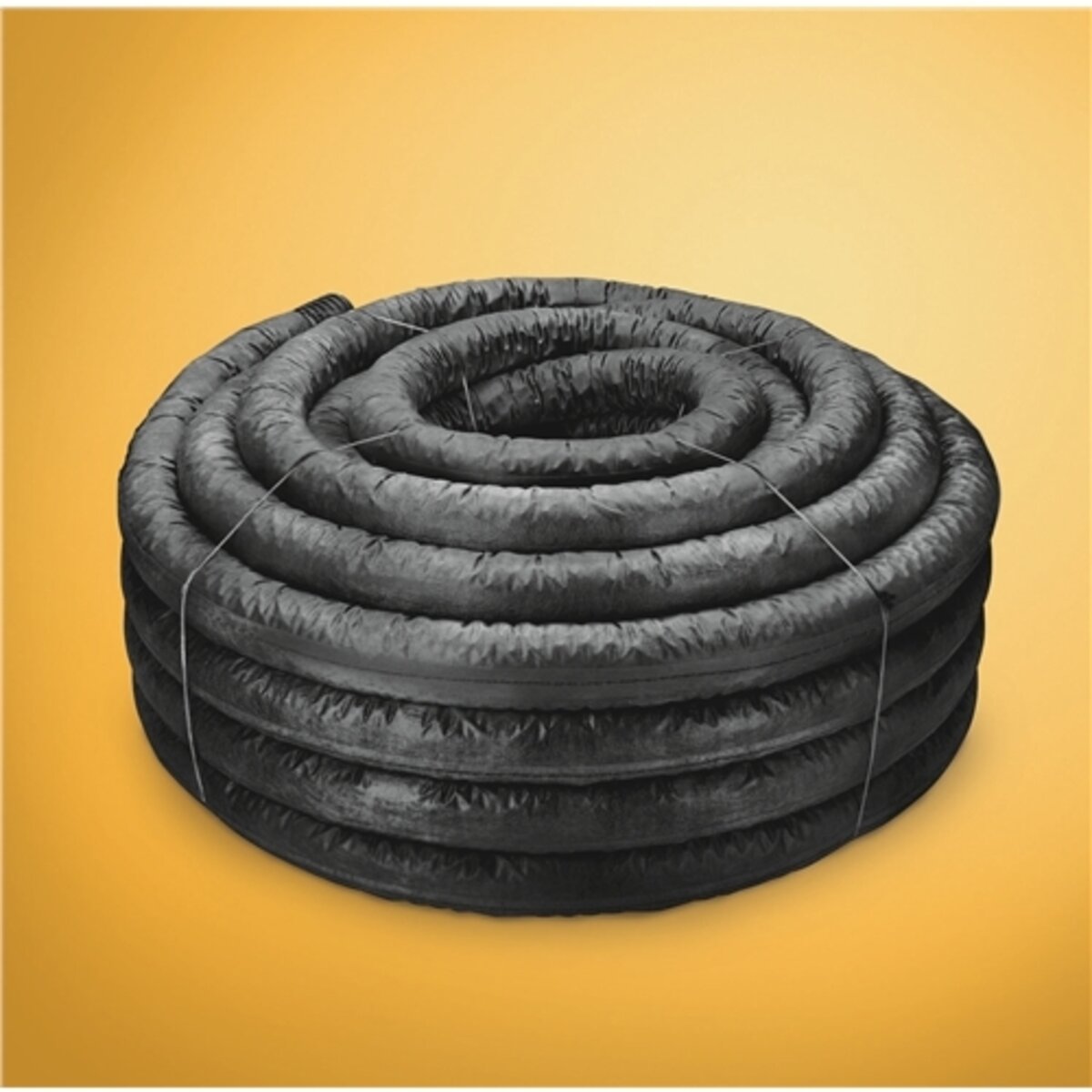 ADS 4 in. x 250 ft. Single Wall Pipe Perforated Black Sock