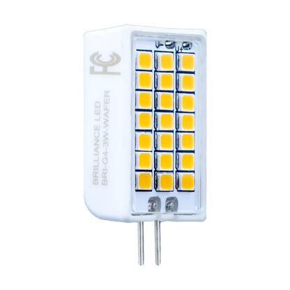 Brilliance LED Rectangle G4 Wafer Bipin 2700K 3W