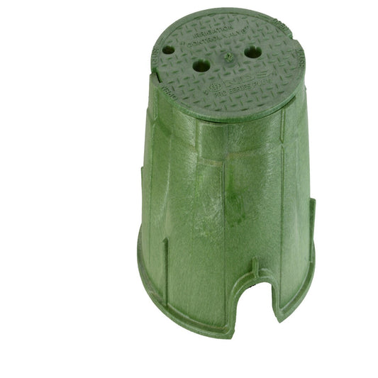 10 in. Round Corrugated Box Round Overlapping Bolt-down Cover - ICV