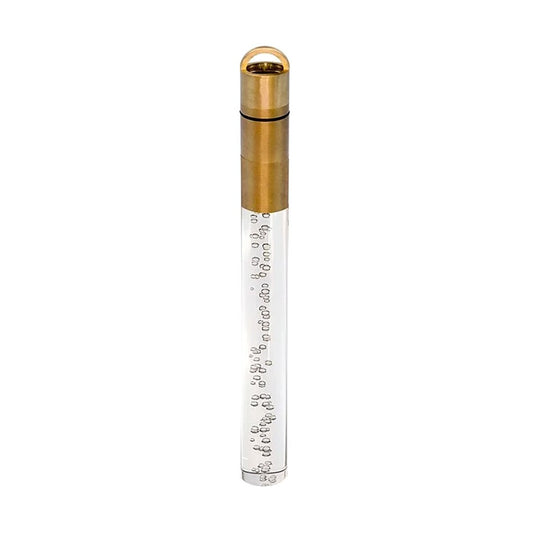 Brilliance-VB-04-BR-3000- VersaBeam Acrylic Bubble Rod with Hanging Loop Brass 6 in. LED 3000K