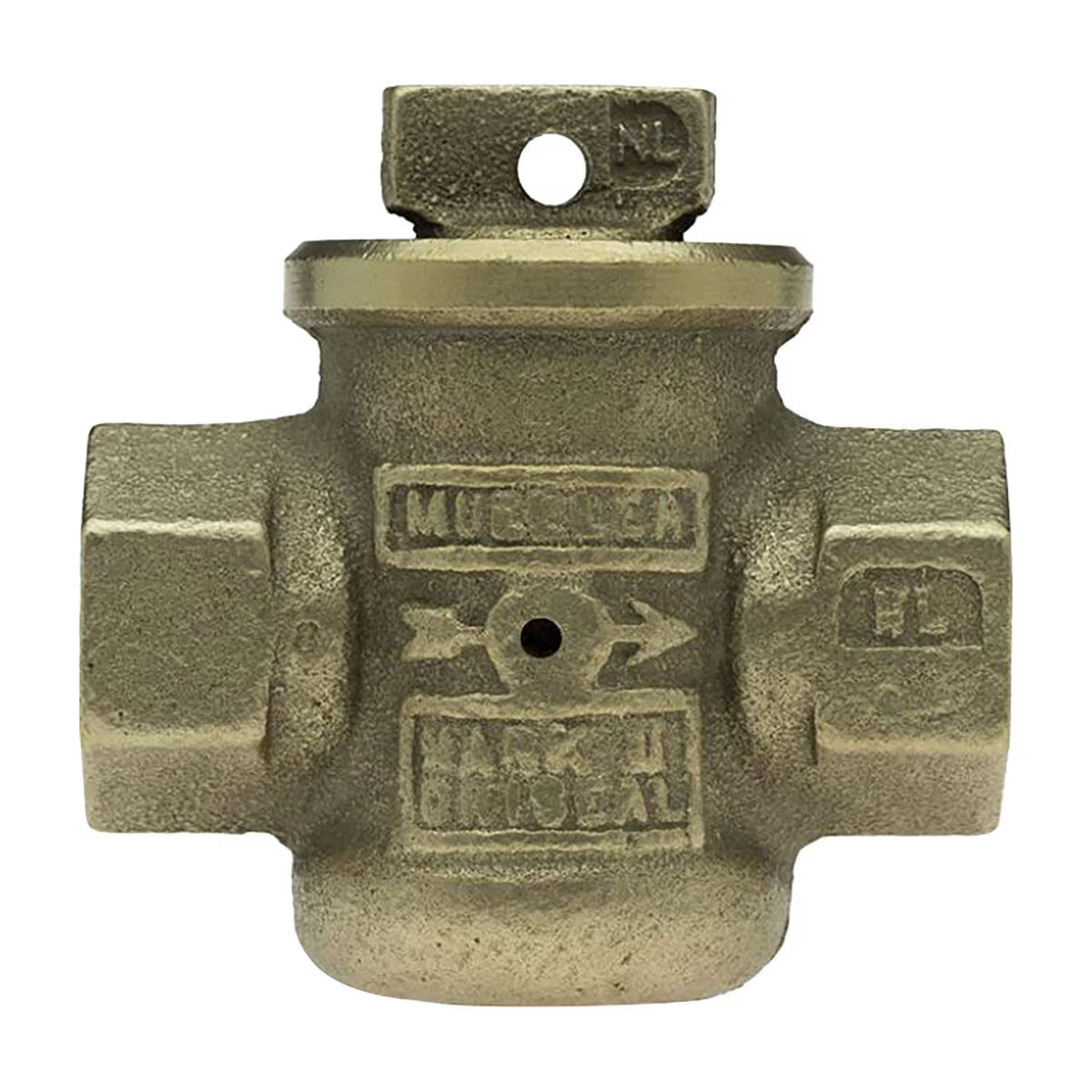 Mueller H10284-N1  Stop & Waste Valve Lead Free 1 in.