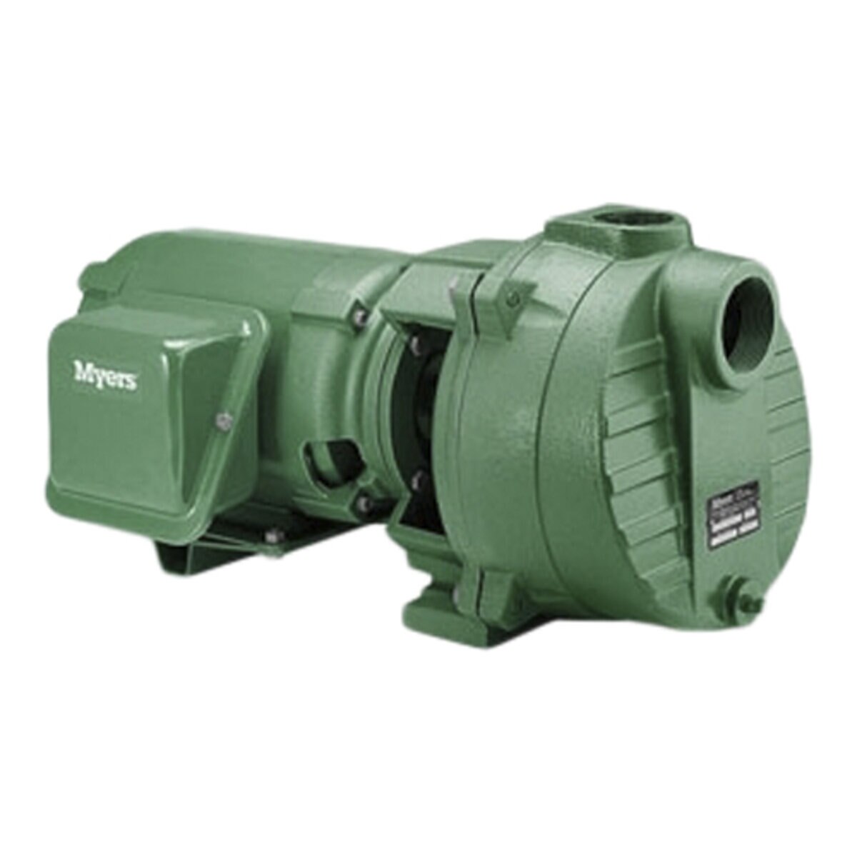 Myers QP Centrifugal Pump Self-Priming 5 HP 230V 1 Phase Cast Iron