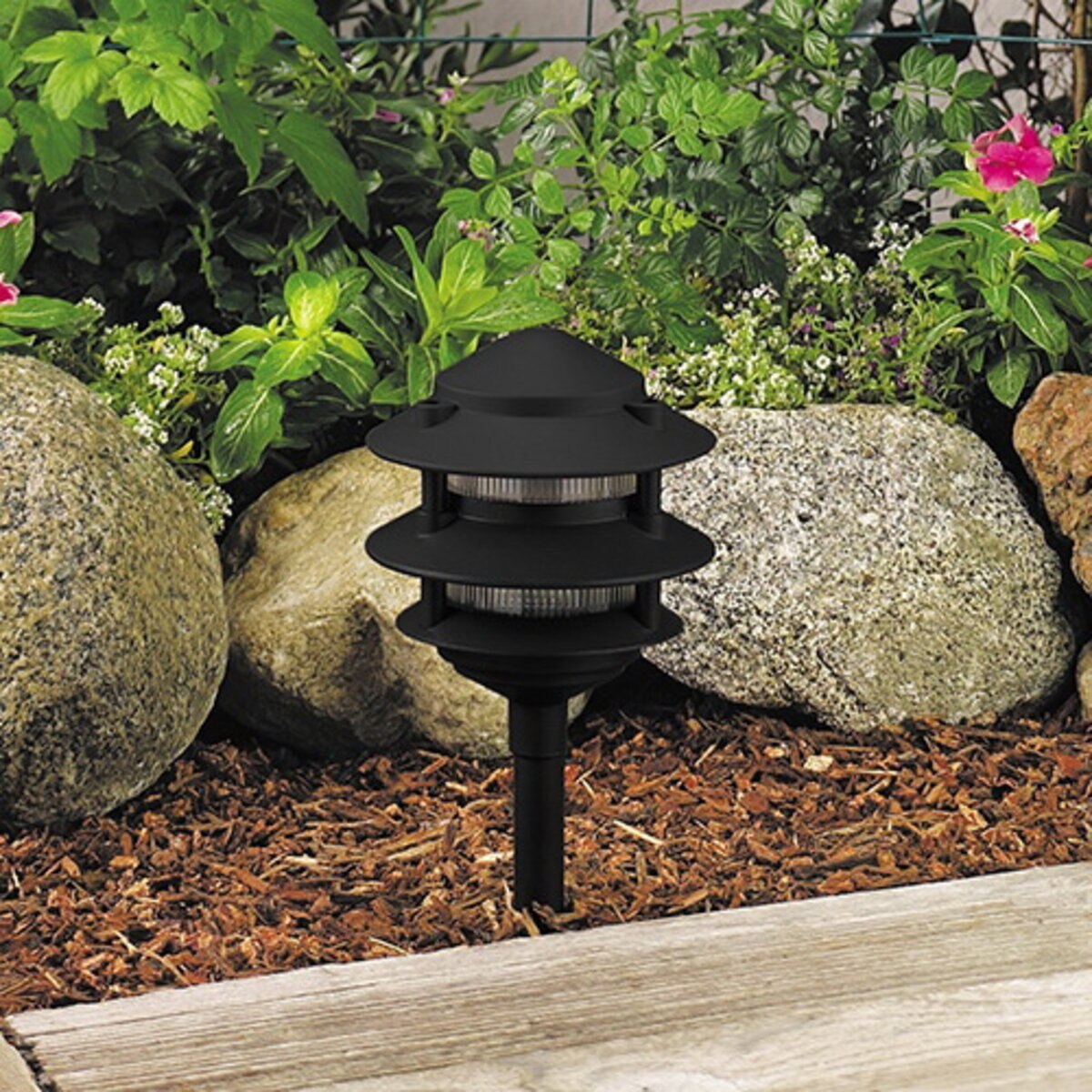 Vista PR-6222 Path Light Aluminum Black Finish 5W 3000K LED