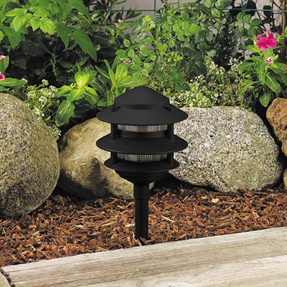 Vista PR-6222 Path Light Aluminum Black Finish 5W 3000K LED