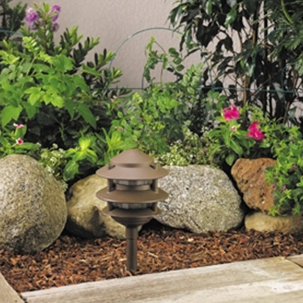 Vista PR-6222 Path Light Aluminum Black Finish 5W 3000K LED