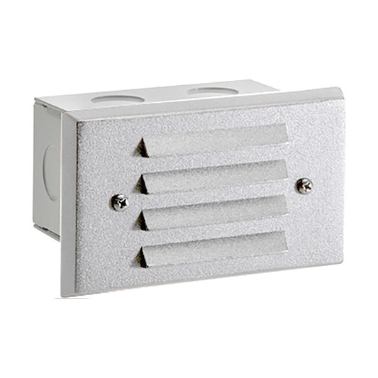 Vista  SL-4242-W-150-W-G4  SL-4242 Louver Step Light White G4 1.5W Step and Wall Mount Aluminum