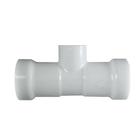 153-256 -Harco SDR-21 PVC Service Tee 2-1/2 in. x 1-1/2 in. Gasket x Acme