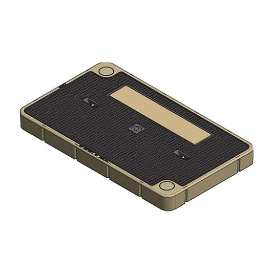 Oldcastle Christy Valve Box Lid N30 Series Composite 23-1/4 in. 13-3/4 in. 2 in. Lid Only