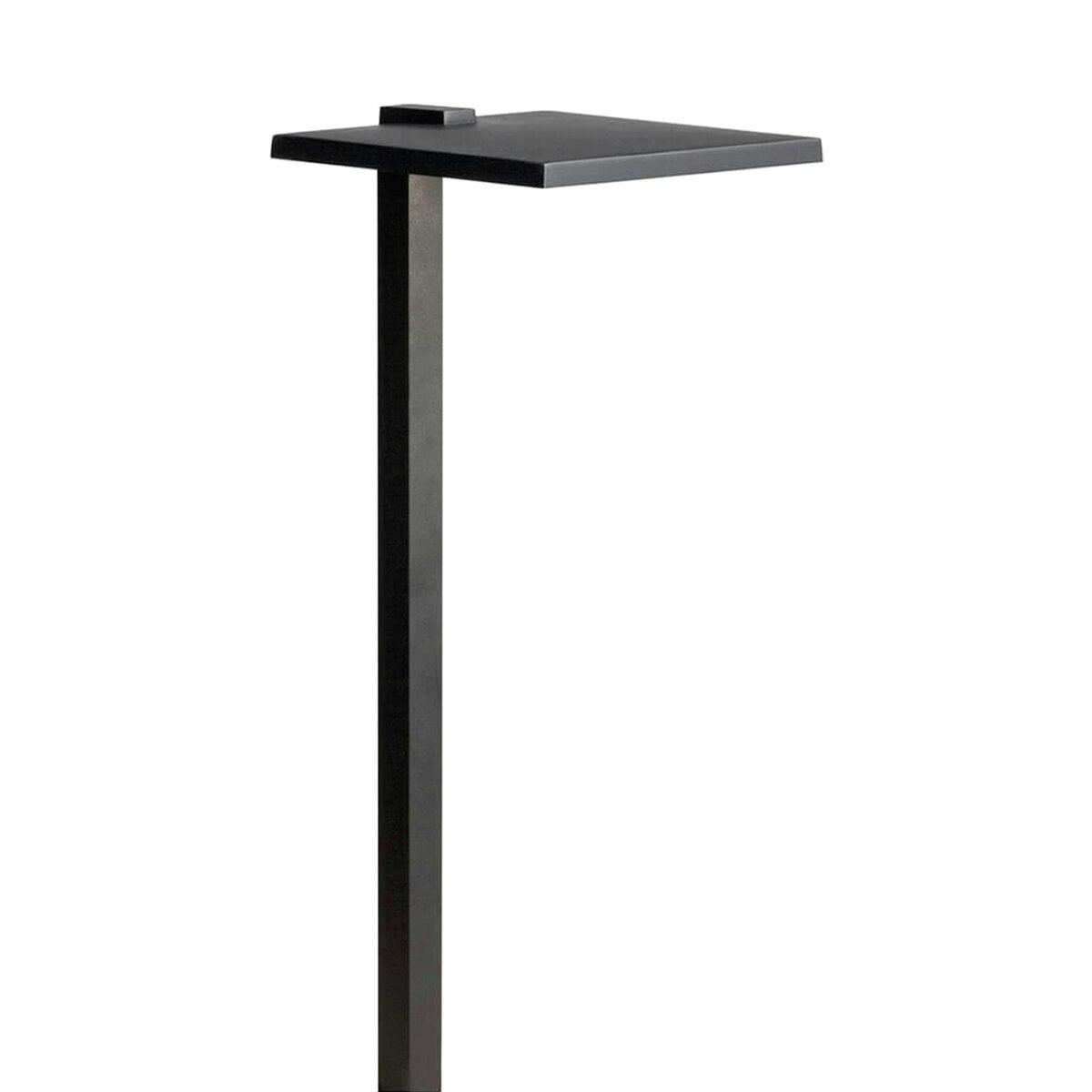 Kichler 16197BKT30  8 in. Shallow Shade Path Light Black Finish 3000K