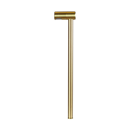 Brilliance-RDWD-BR-18-BR-STEM-NL- 90 Degree Path Light w/ 18 in. Brass Stem G4 Socket NL