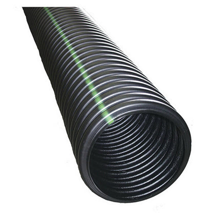 ADS 4 in. x 10 ft. Single Wall Pipe Solid Spigot End