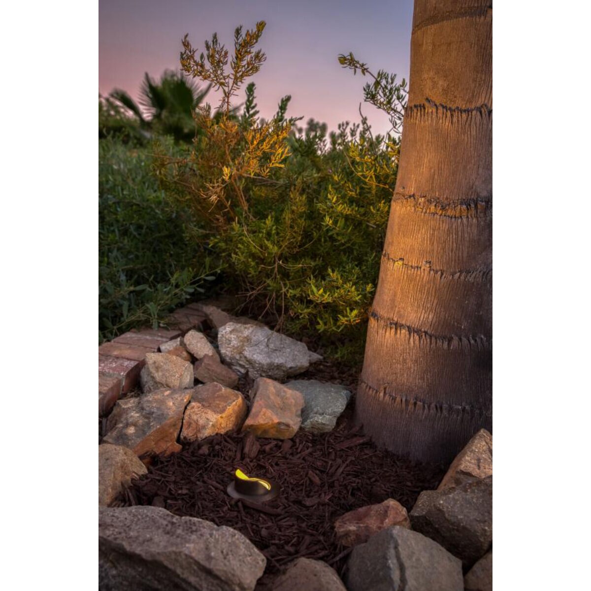 FX CORA CN 51 In Grade Light Antique Bronze No Lamp Round 26 ft. Lead