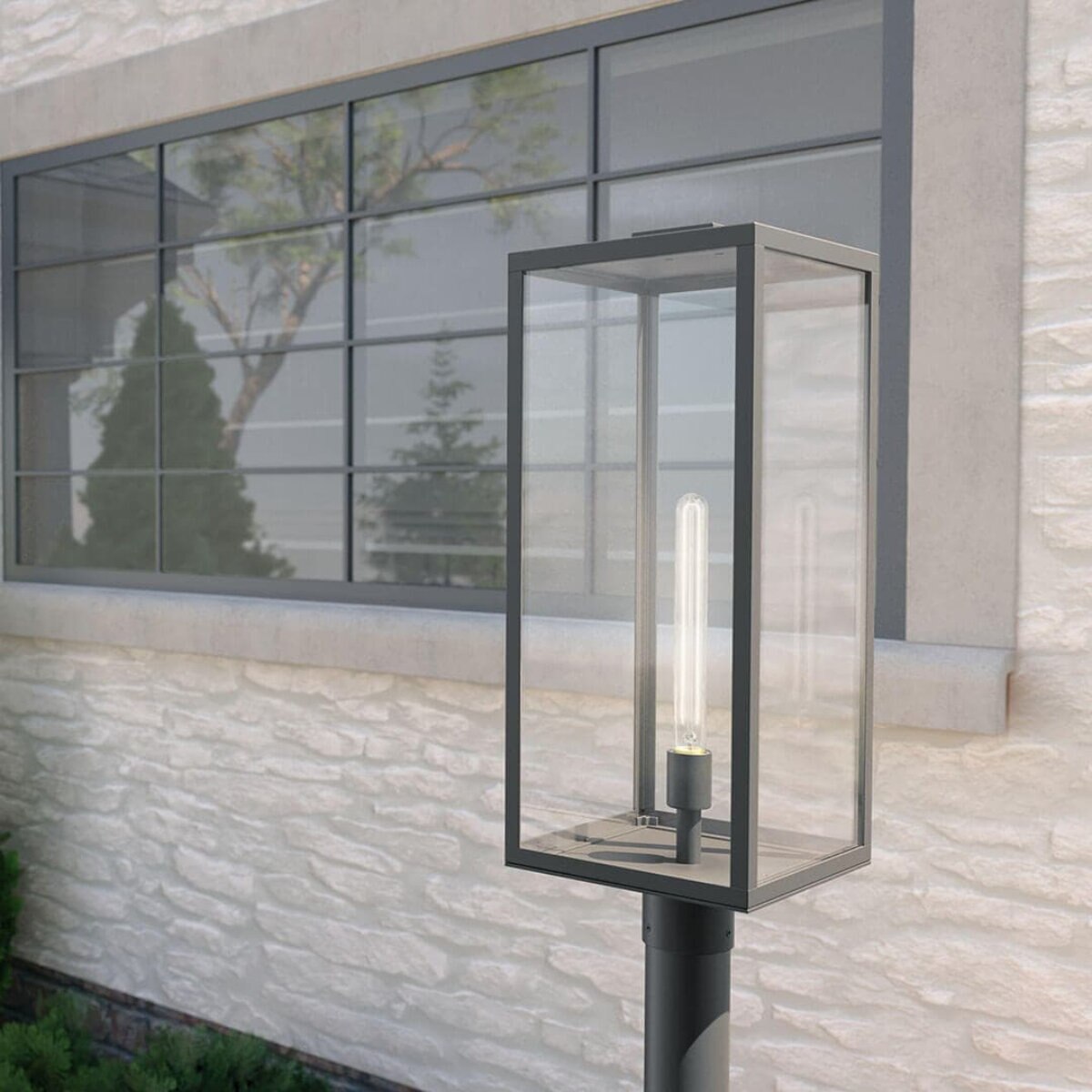 Branner Outdoor Post Light-59115BKT