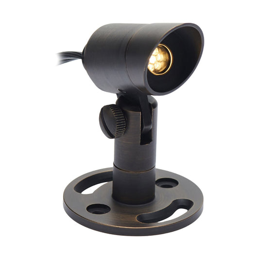 Brass Illumicare OPUS-BRASS Opus Mini Directional In-Grade Fixture w/Mount and Spike