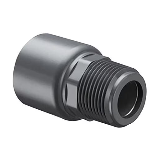 836-010R  Spears Male Adapter Reinforced Sch 80 PVC 1 in. Mipt x Socket