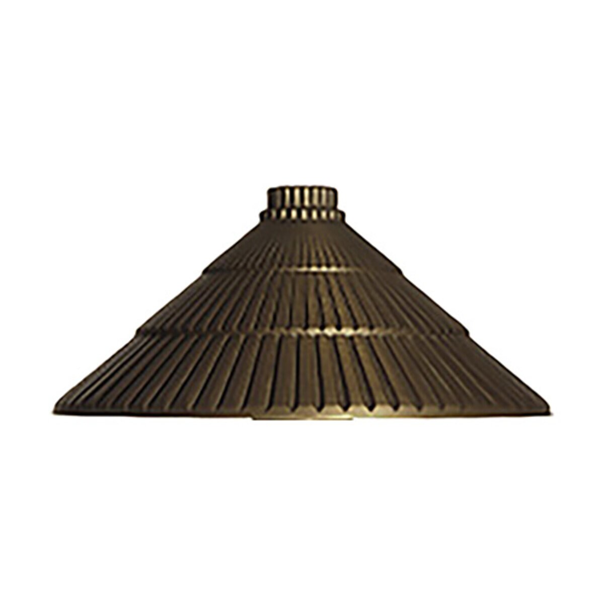 Dauer Kona Tiki Path Light Hat Only Weathered Brass Finish