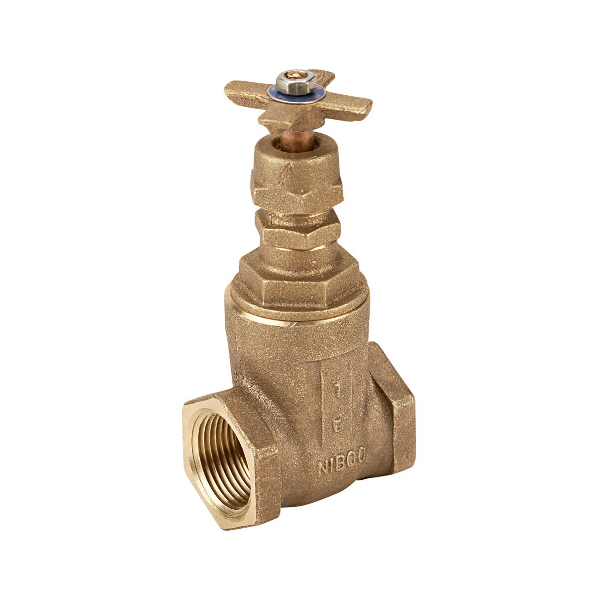 T-113-K 3/4 in. Gate Valve Bronze Cross Handle CL125 Solid Wedge Nibco