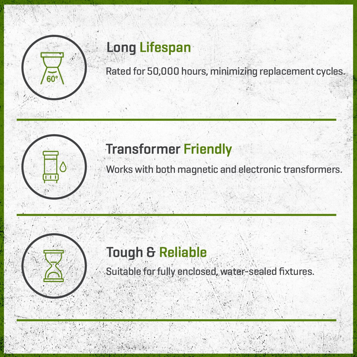 FLEX GOLD LED, 5 WATT, MR16, WIDE FLOOD, 3000K