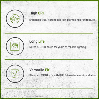 FLEX GOLD LED, 3 WATT, MR16, SPOT, 2700K