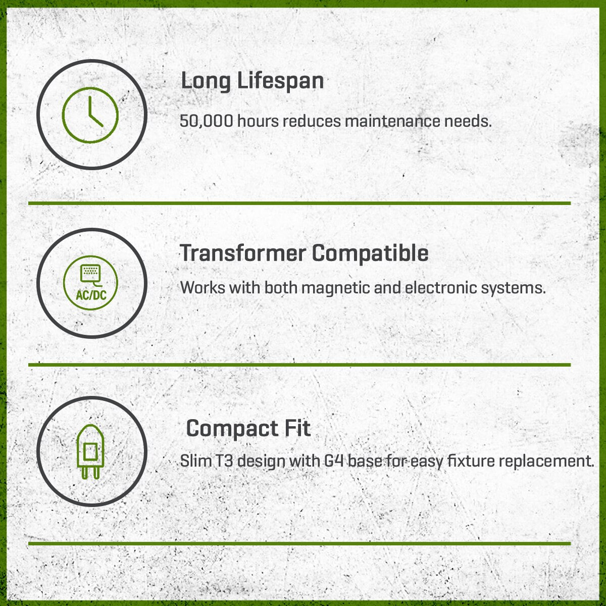 FLEX GOLD LED, 4 WATT, T3 3000K