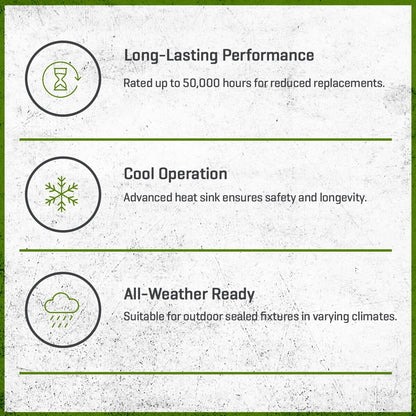 FLEX GOLD LED, 3 WATT, MR16, WIDE FLOOD, 3000K