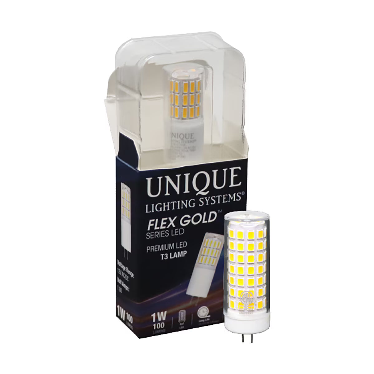 LED-1W-BT330K  FLEX GOLD LED, 1 WATT, T3 3000K
