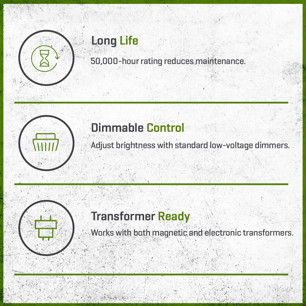 FLEX GOLD LED, 2 WATT, MR16, FLOOD, 2700K