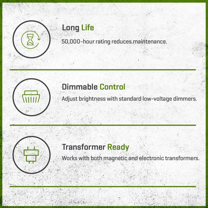 FLEX GOLD LED, 2 WATT, MR16, FLOOD, 2700K