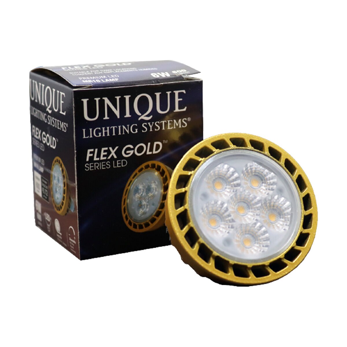 FLEX GOLD LED, 2 WATT, MR16, FLOOD, 2700K