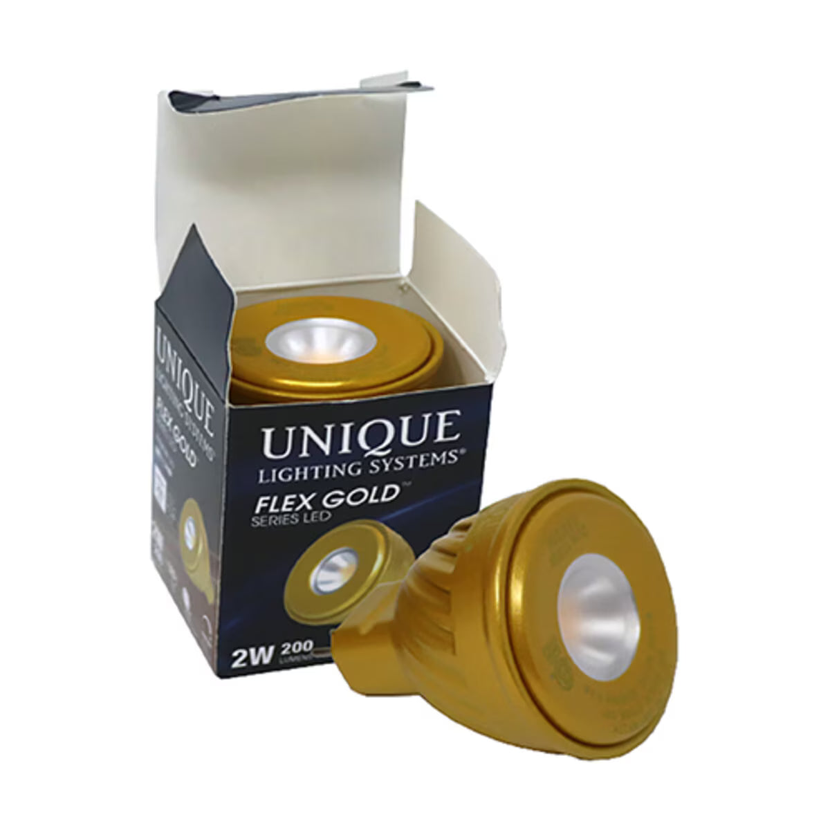 FLEX GOLD LED, 2 WATT, MR11, WIDE FLOOD, 2700K