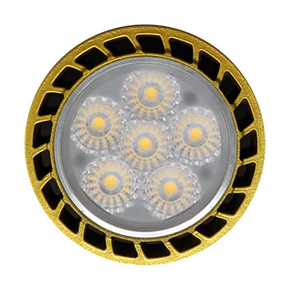 Unique Flex Gold Series LED MR16 Flood Light 6W 2700K Warm White - 674 Lumens, Dimmable, 45° Beam Angle, Gold Finish