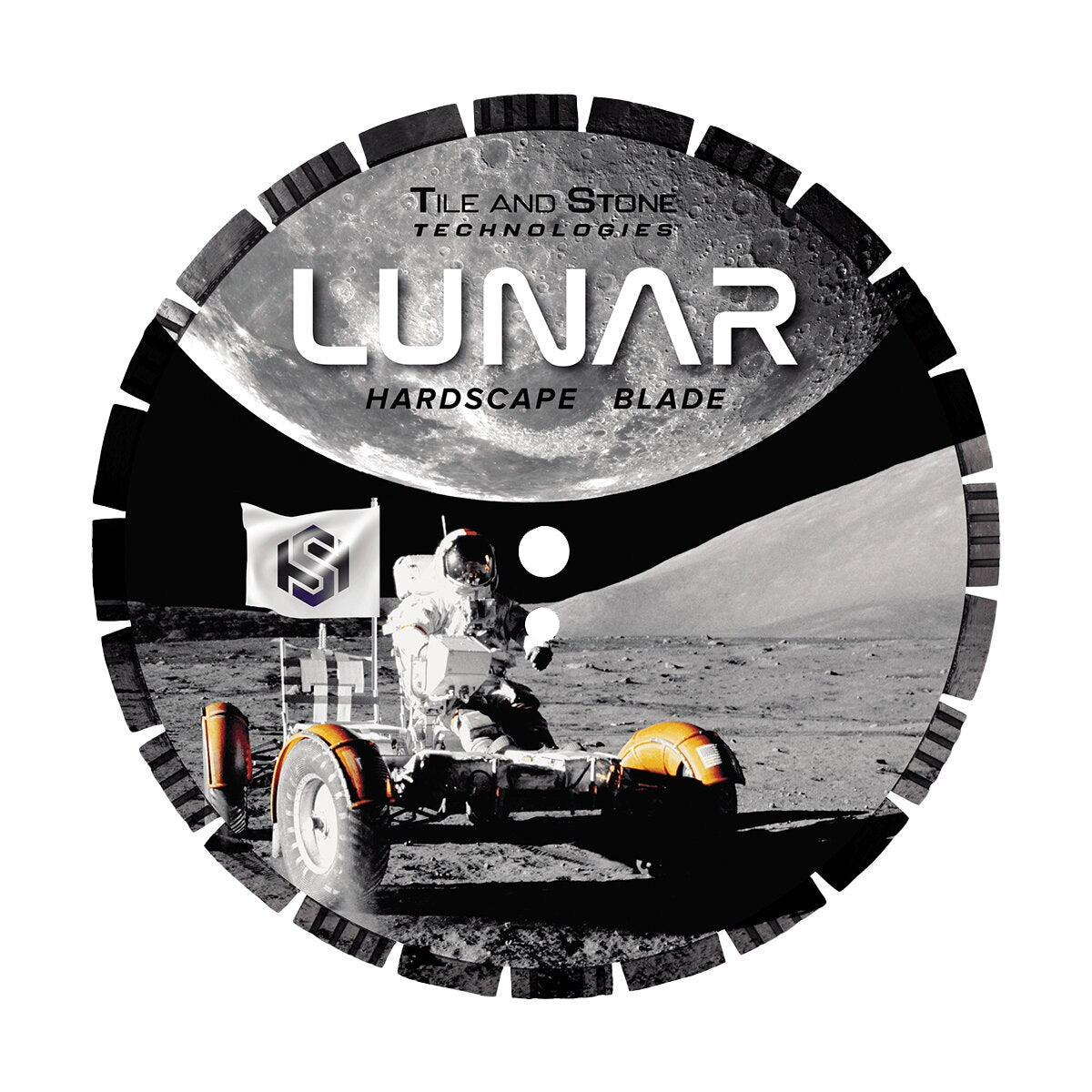 Tile and Stone Technologies Lunar 14 in. Wet-Dry Hardscape Blade