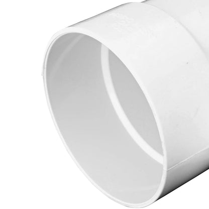 4P08  NDS PVC S&D 45 Deg. Wye HUB x HUB x HUB White 4 in.