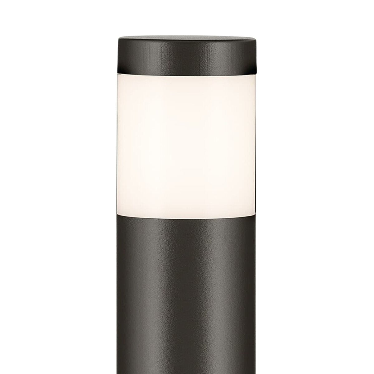 16264AZT27-12 Volt 2700K LED 15.2" Round Bollards in Textured Architectural Bronze