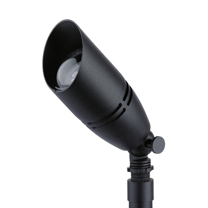 Fixed Socket MR16 Black Brass 12V Drop-In Accent Fixture-15517BKB