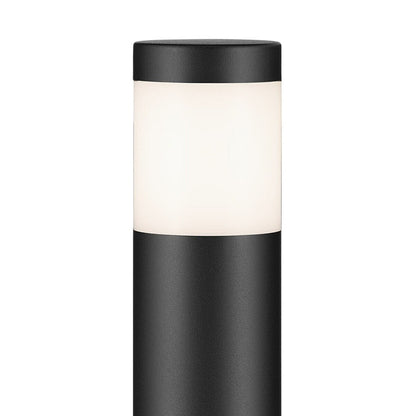 16264BKT27-12 Volt 2700K LED 15.2" Round Bollards in Textured Black