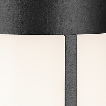 16264BKT27-12 Volt 2700K LED 15.2" Round Bollards in Textured Black