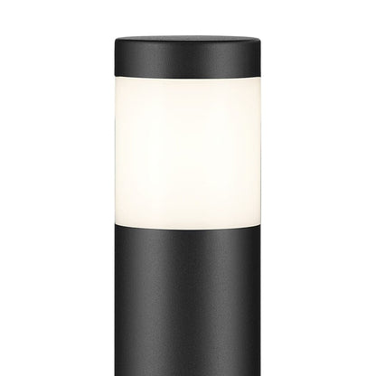 16264BKT30-12 Volt 3000K LED 15.2" Round Bollards in Textured Black