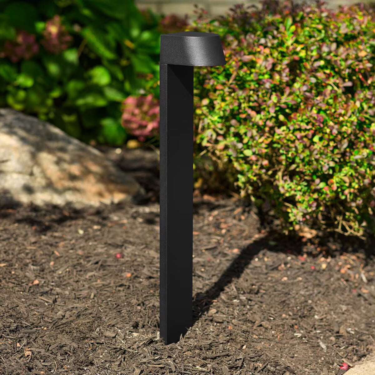 16262BKT30-12 Volt 3000K LED 23.6" Flared Top Path Light in Textured Black