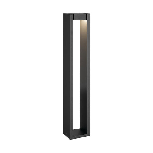 Kichler-16263BKT27- 12 Volt 2700K LED Aimed Bollard Light in Textured Black, 25.4" Height, 135 Lumens Output, Integrated Aluminum Design