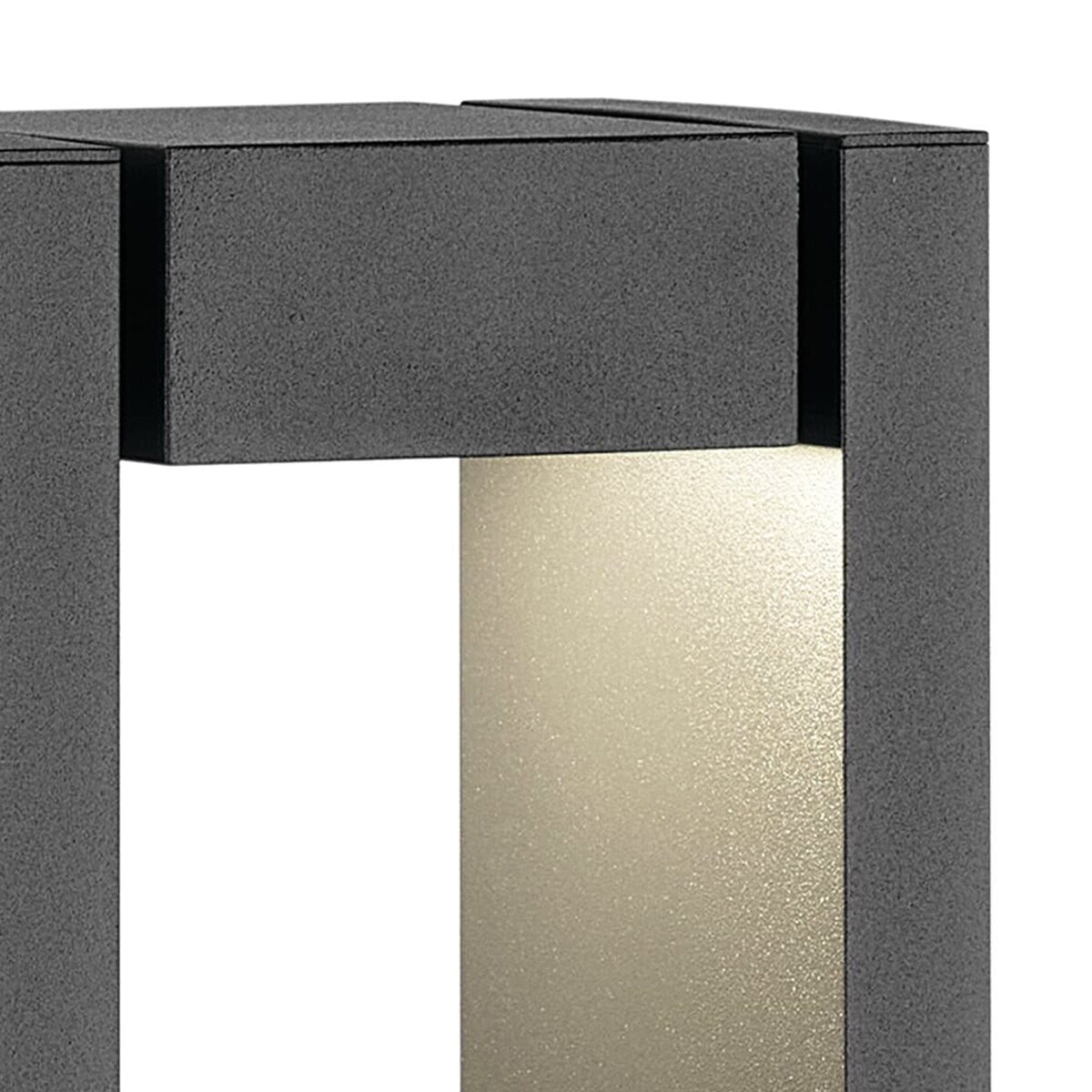 16263BKT30-12 Volt 3000K LED 25.4" Aimed Bollard in Textured Black